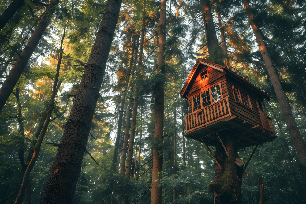 Come arredare una casa sull'albero?